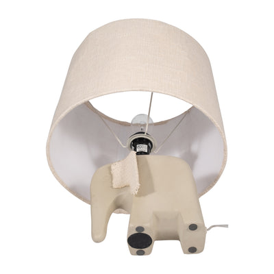 18 Ecomix Elephant Lamp, Beige