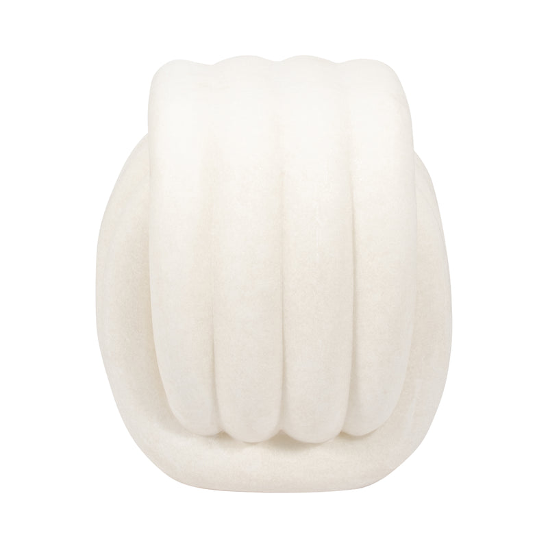 18 HUZZAH QUARTZ RESIN STOOL, WHITE