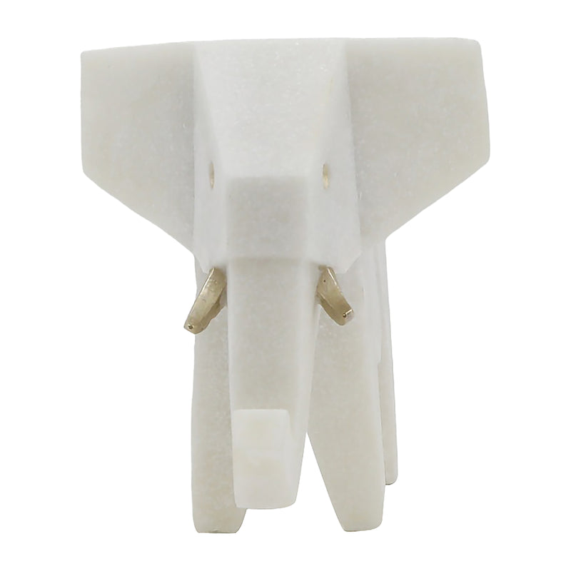 11 ANDORA ELEPHANT STATUARY, WHITE