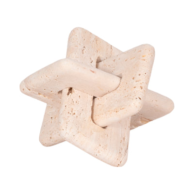 7 Travertine Squared Knot, Tan