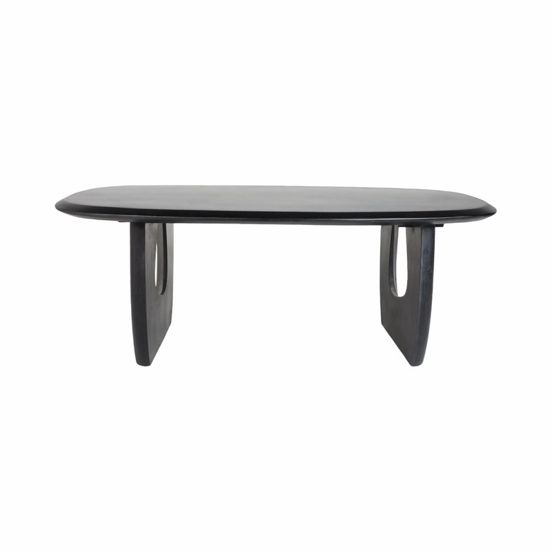 Wood, 51 Modern Mid-century Coffee Table, Blk, Kd