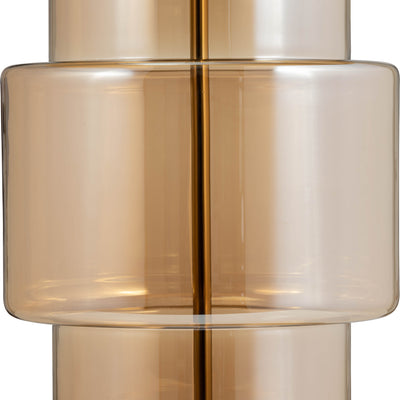 Glass, 30 Lustered Table Lamp, Gold