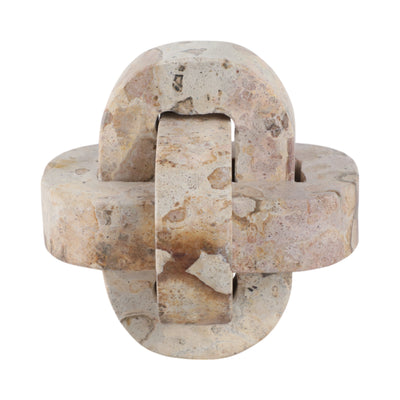 5 Pompano Small Beige Marble Knot