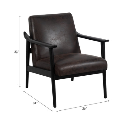 33 Dinasty Accent Chair, Black