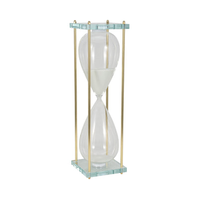 24 Reynolds Medium White & Gold Hourglass