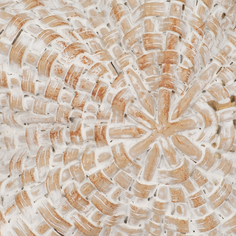 10 Resin Wicker Starfish, White