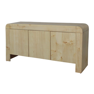 60 Burl Wood Sideboard, Natural