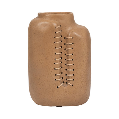 Ecomix, 12 Stitched Up Vase, Terracotta