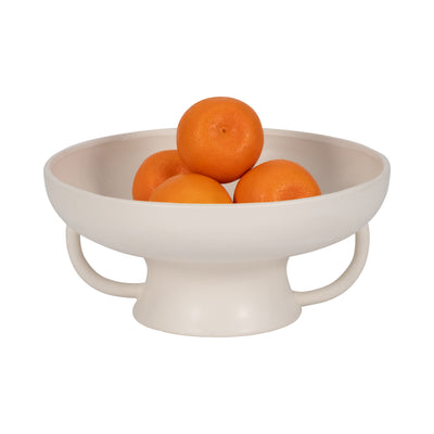 CER, 12 BOWL W HANDLES ON STAND, COTTON