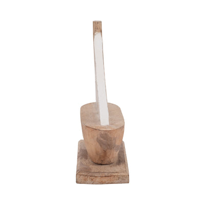 Wood, 11 Sailboat, Natural/white