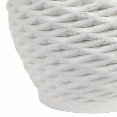 16talland Large 3d Printed Porcelain Vase, Ivory