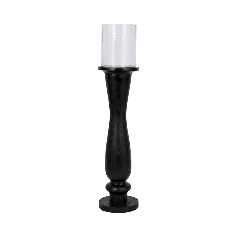 27 Traditional Hurricane On Pedestal, Black