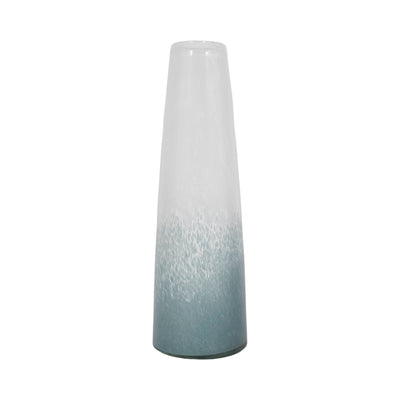 15 Light Blue Waters Vase, Blue/white