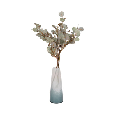 11 Light Blue Waters Vase, Blue/white