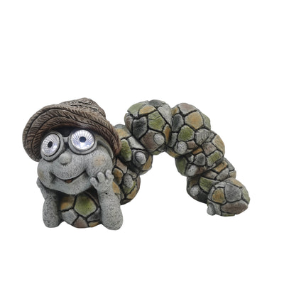 15 Caterpillar With Sun Hat Solar Eyes, Grey