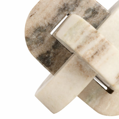 5 Onyx Marble Rounded Knot, Tan