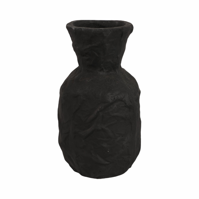 14 Cleo Large Black Ecomix Vase