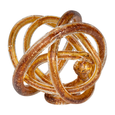 GLASS, 6 KNOT AMBER