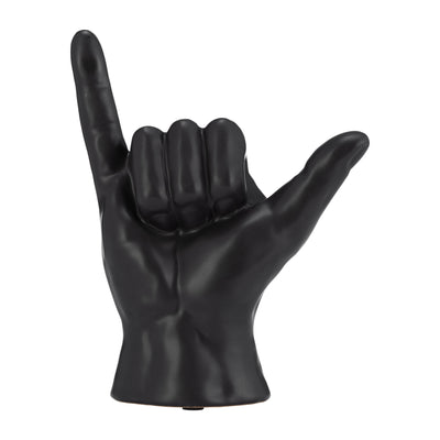 7H, HANG LOOSE HAND, BLACK