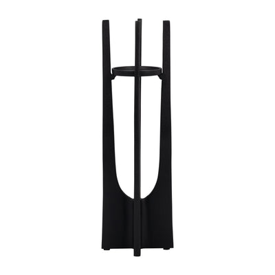 METAL, 16 PILLAR CANDLE HOLDER, BLACK