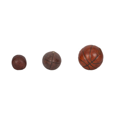 S/3 3/5/6 Sports Ball Objects, Multi