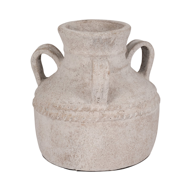 Terracotta, 12 Triple Handle Jug, Ivory