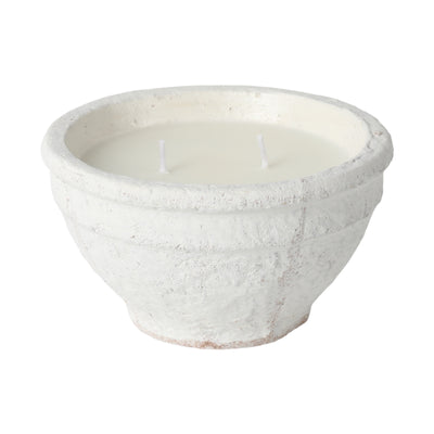 6 14 Oz Sea Salt & Lemon Bowl Candle, White