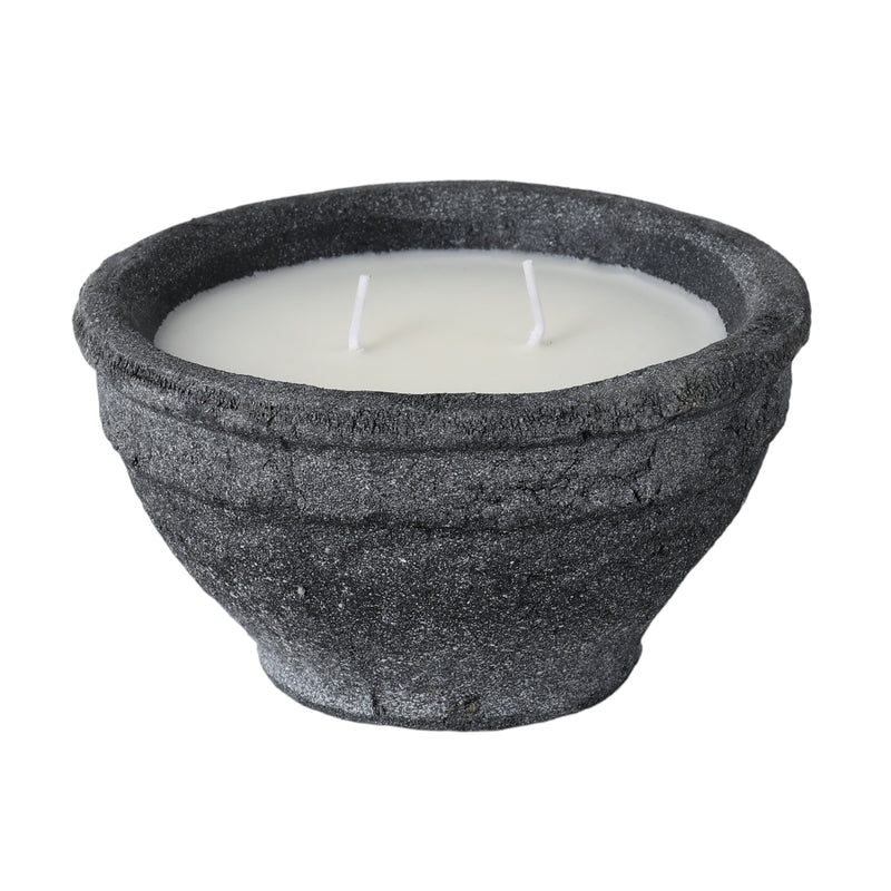 6 14 Oz Wood Sage & Sea Salt Bowl Candle, Black