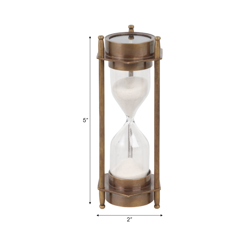 5 Hayes Brass Hourglass