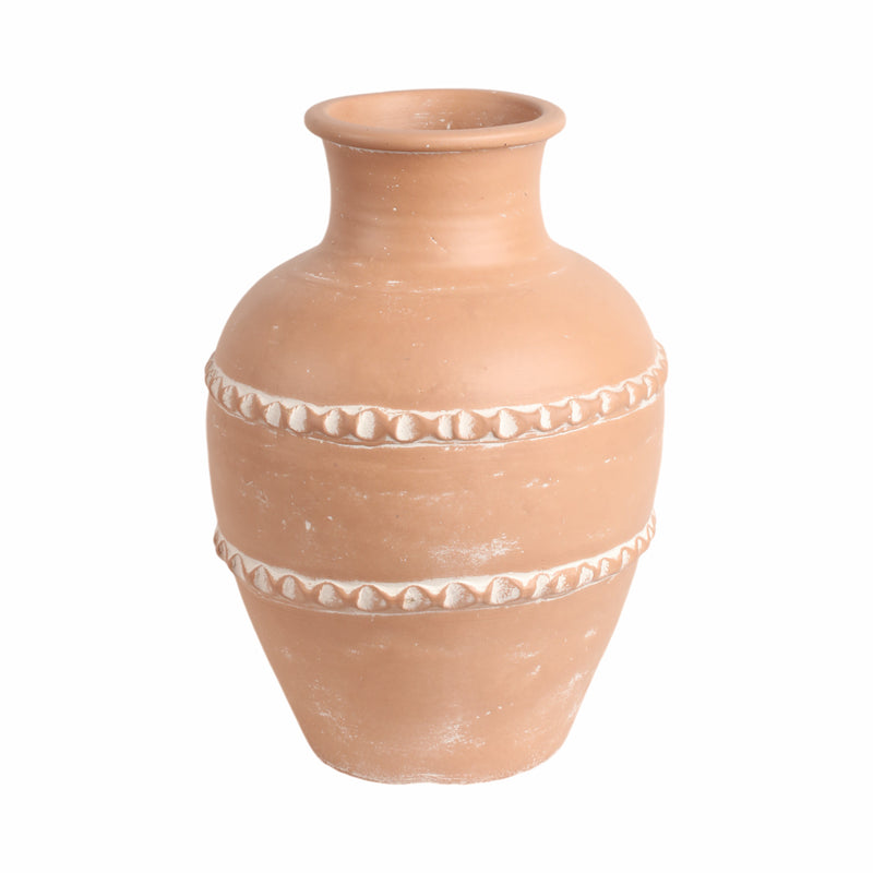 16 Traditional Terracotta Vase, Terracotta