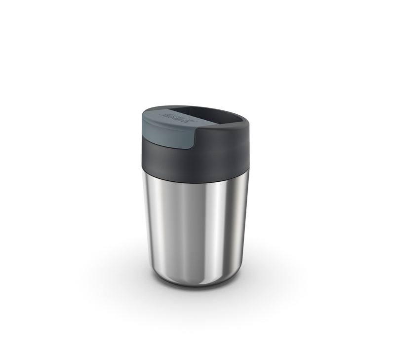 Joseph Joseph Steel Travel mug 340 ml, Anthracite