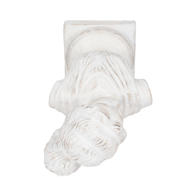 20 Venus Bust Distressed Resin, White