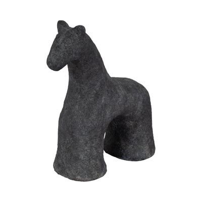 9 Textured Horse, Black