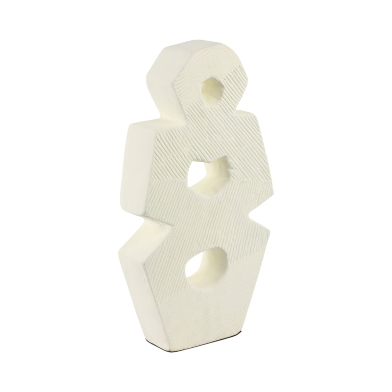 18 Terracotta Abstract Sculpture, Ivory