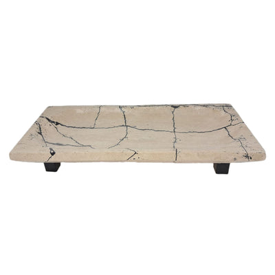 18 Gorda Crackle Travertine Tray