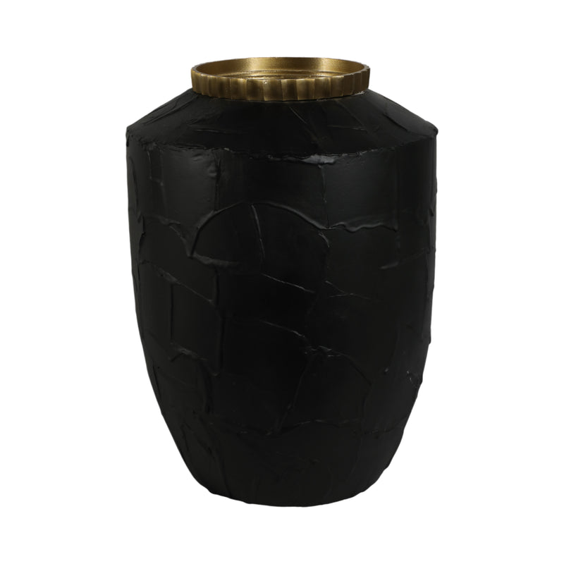 19 Canvon Small Black Ecomix Vase