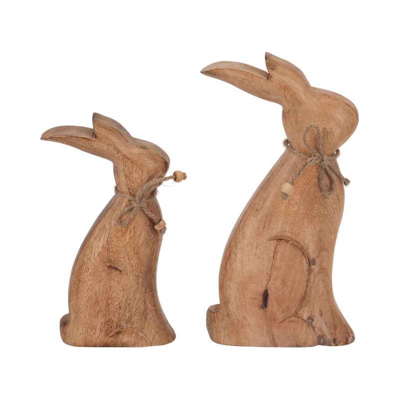 Mango Wood, 10 Rabbit, Brown