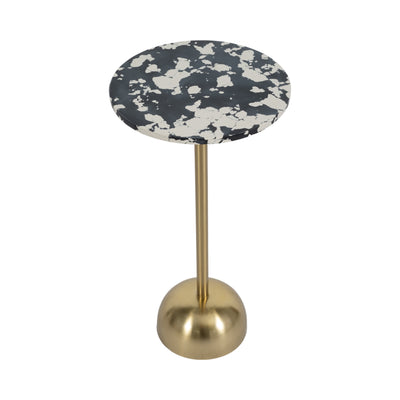 25 HATHIE GOLD ACCENT TABLE, KD