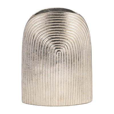 METAL, 11 ARCH VASE, SILVER