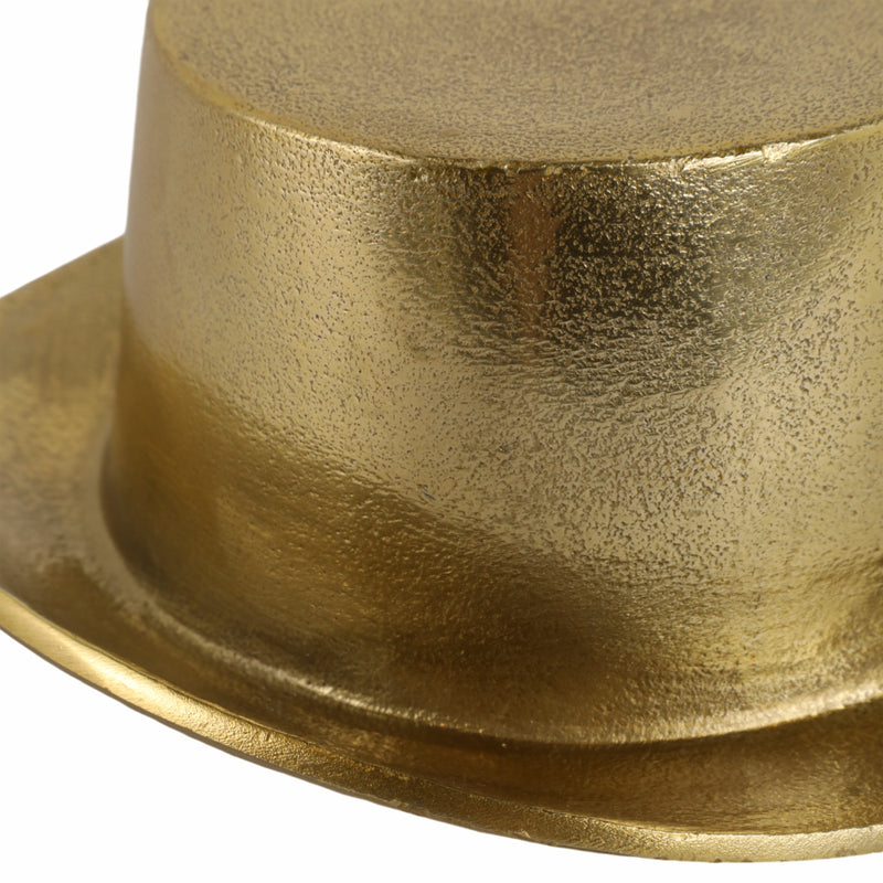 8 Metal Top Hat, Gold