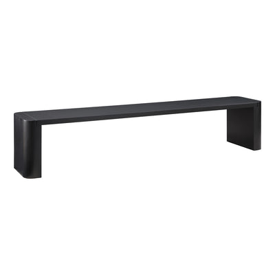 Post Dining Bench Large Black