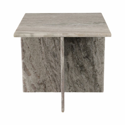 18 ROMMI LARGE MARBLE TABLE, WHITE