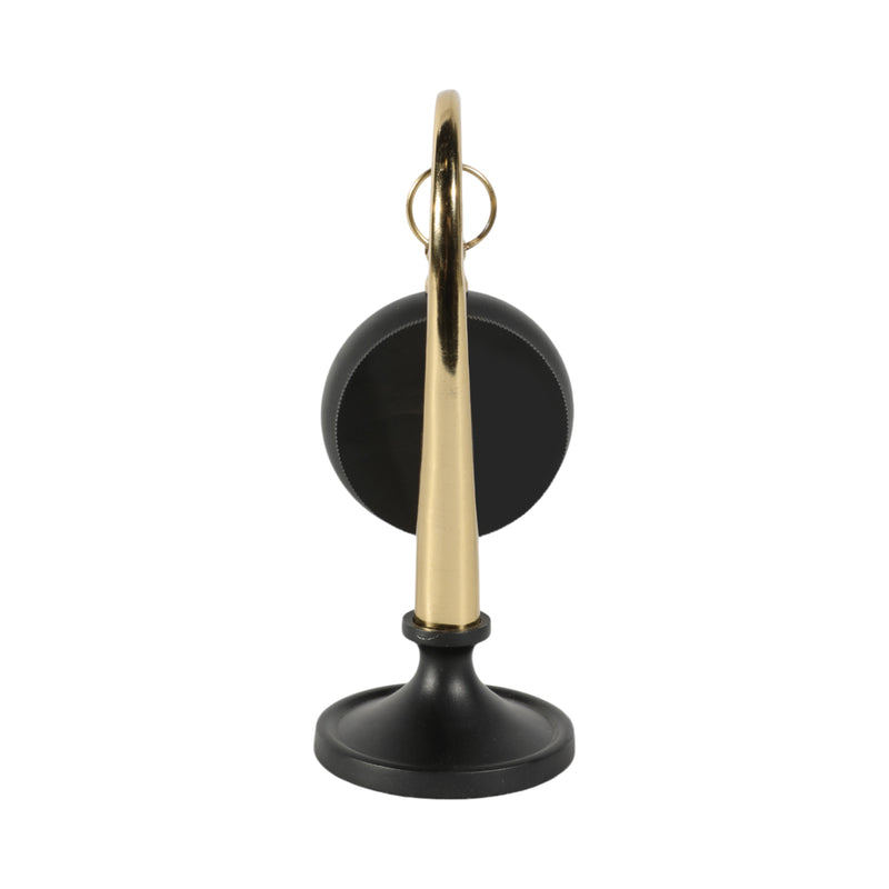 8 Avignon Gold And Black Desk Clock