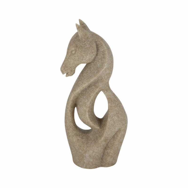 15 Flowood Brown Quartz Resin Horse Statuary