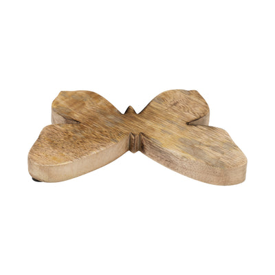 WOOD, 9 BUTTERFLY DECO, BROWN