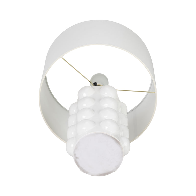 Ceramic 22 Bubble Table Lamp, White