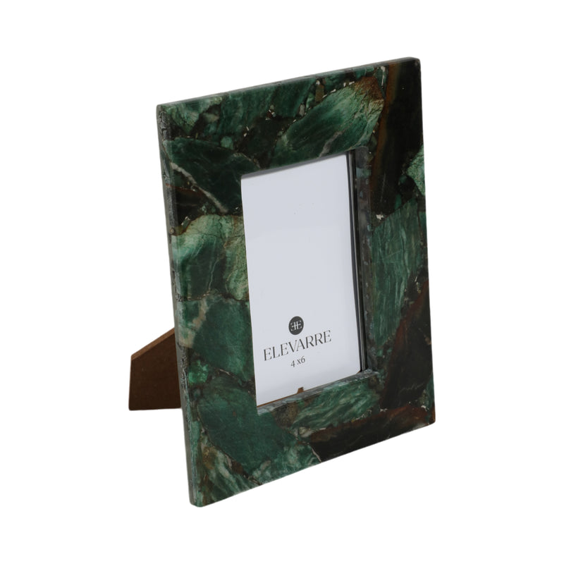 4x6 Blaine Dark Malachite Photo Frame