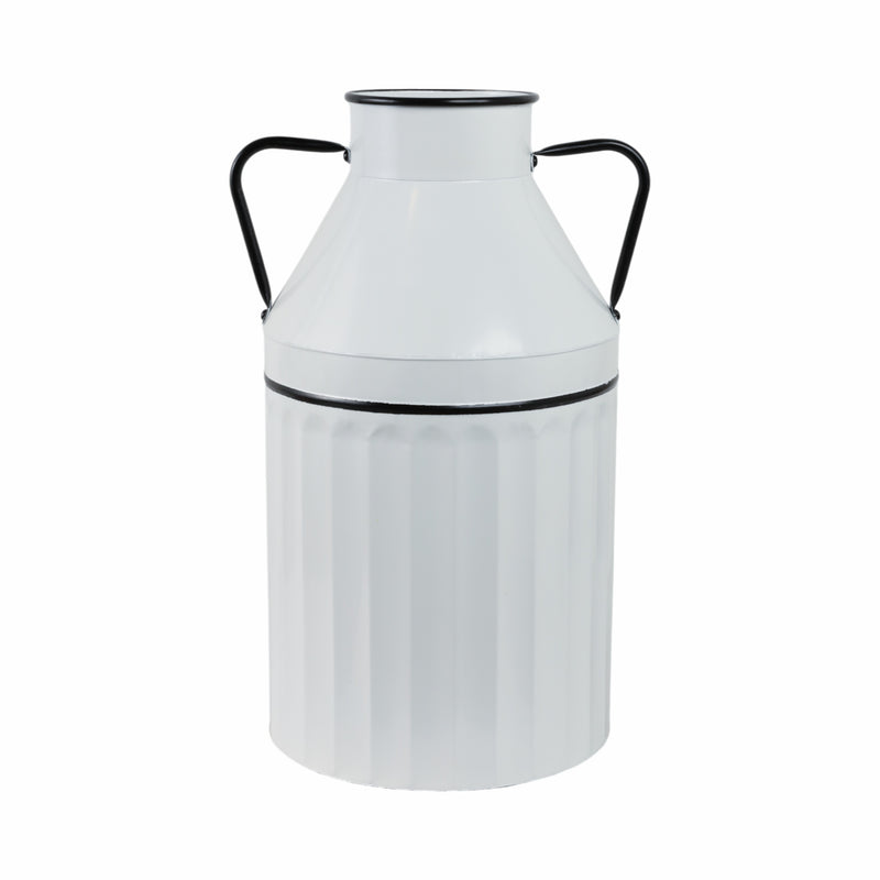 METAL 24H MILK BUCKET, WHITE