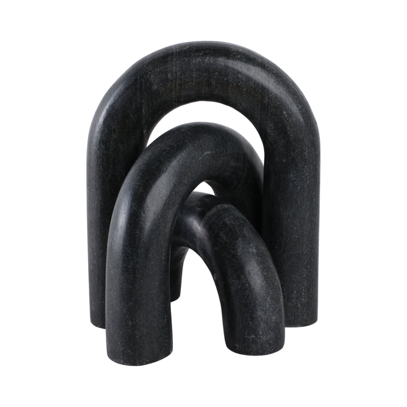 S/3 10 Walton Black Marble Arches