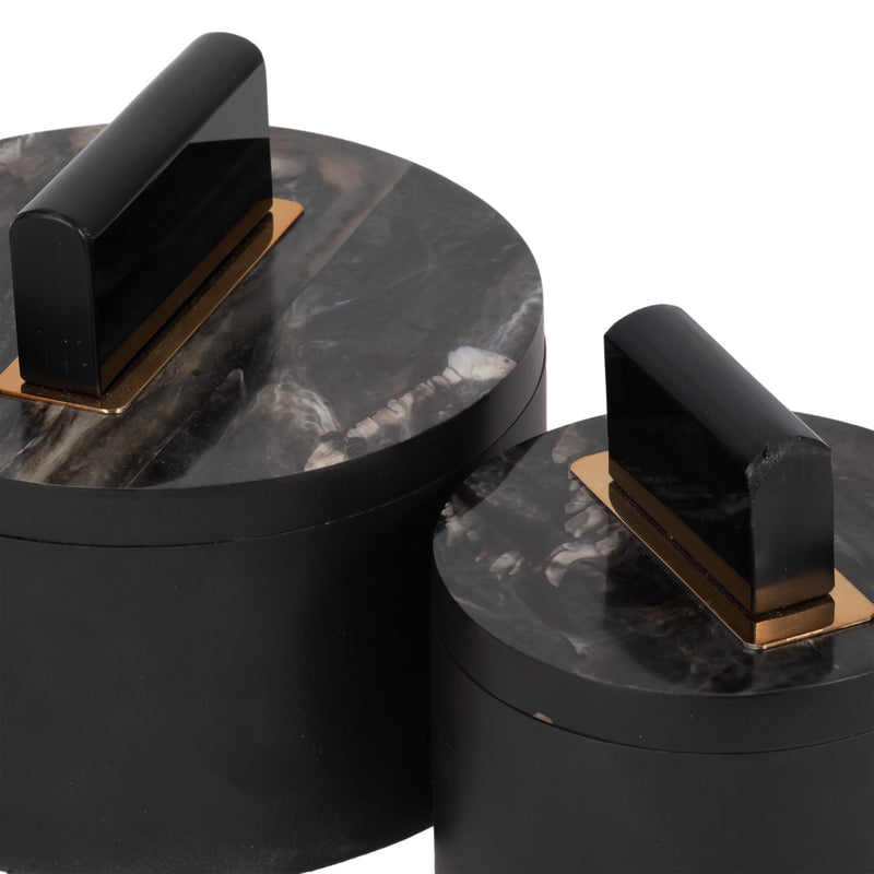 Resin, S/2 6/7 Wheatly Black Boxes